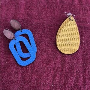 Nickel & Suede Earrings